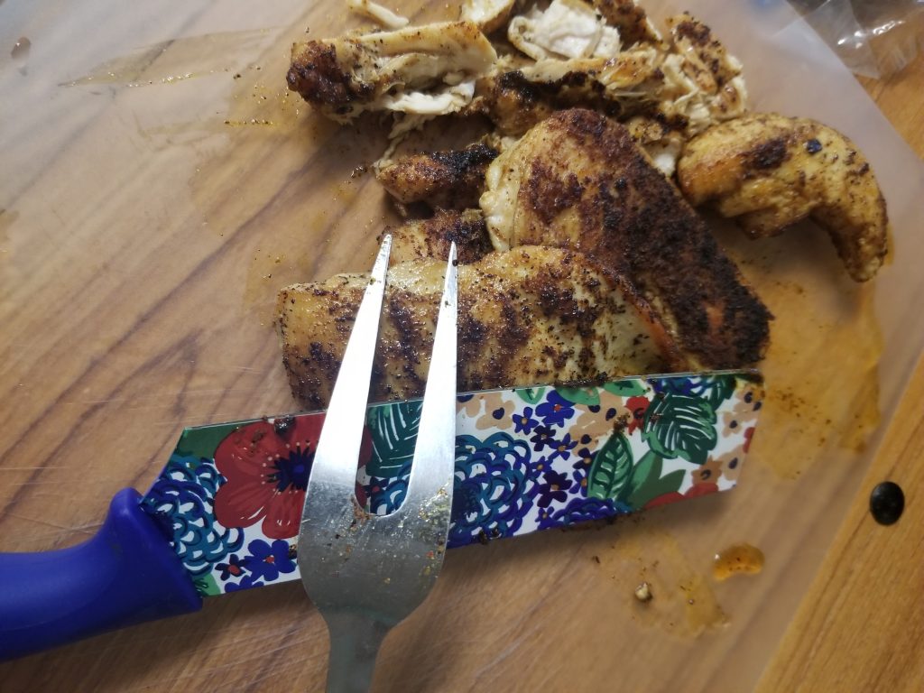 picture of chicken on cutting board
